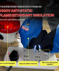 Heavy Hitter Insulated Work Gloves ASTM D120 Certified 1000V Electrical Safety Gear in action, showcasing rubberized grip and flexible design.