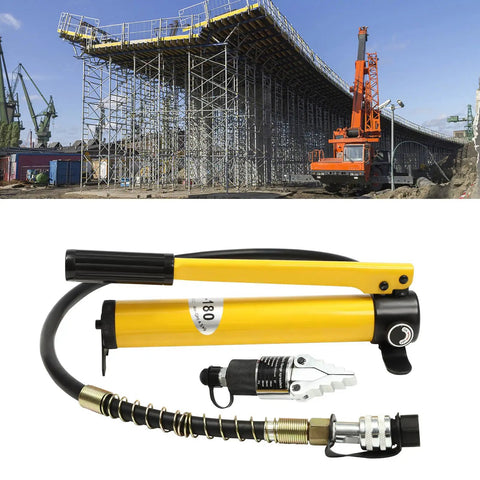 Beefy 8 Ton Split Hydraulic Spreader and Manual Flange Separator for pipeline maintenance with durable construction