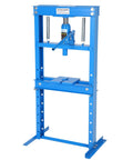 Badass 12 Ton Hydraulic H Frame Shop Press With Sweet Adjustable Table And Solid Stamping Plates for metalworking tasks.