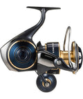 Side view of Saltiga G Spinning Reel 20000-P Big Game Offshore Monster Reel With Ultra Smooth Drag Heavy Duty Aluminum Frame Durable Stainless Gear