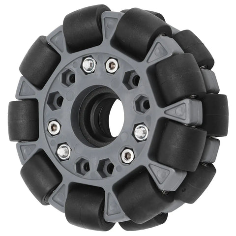 100mm Nylon Rubber Omnidirectional Wheels With Double Row Bearings For RC Cars And Robotics Smooth 360 Degree Maneuverability Ultra Durable