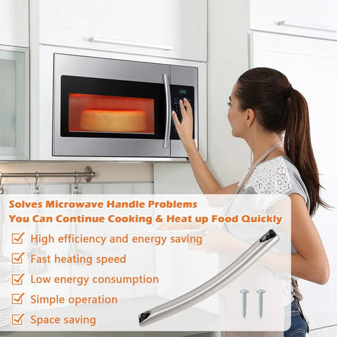 Microwave Door Handle Replacement That Fits Like A Boss For A Wide Range Of Models ME16A4021AS MC17F808KDT