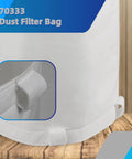 Heavy Duty Dust Collector Bag 19 And 5 Eighths Inch Replacement 1 Micron Filter Fits 18 To 20 Inch Systems Plug And Play Easy Install