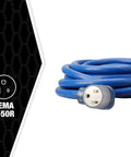 Heavy Duty Welding Extension Cord With NEMA 6 50 Plug And Receptacle For Welding Machines Eight Gauge Three Conductor STW Jacket