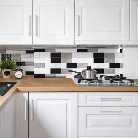 Modern kitchen with Twenty Pack Ten Inch Square Cabinet Handles For Kitchen Cabinets Top Notch Satin Nickel And Brushed Nickel Hardware.