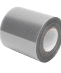 Roll of Transparent Window Screen Repair Tape 80mm By 9.15m Self Adhesive Fiberglass Mesh Patch for doors, tents, pools, grey color