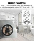 Upgrade 8 Inch By 8.25 Inch Bathroom Exhaust Fan Motor For Nutone 763 763N And Broan 679 E 2679F-A 679L Replacement S97015163