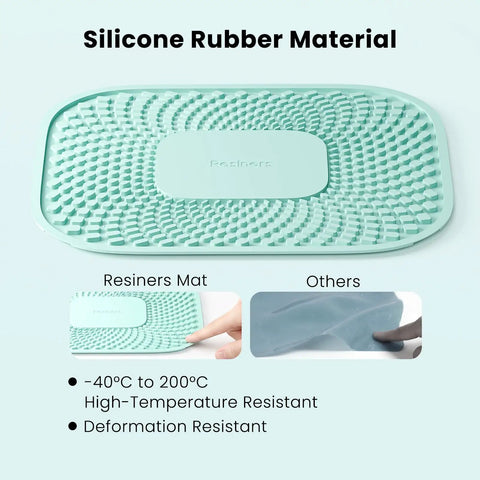 Heavy Duty Silicone Mats For Resin Curing Machines And Epoxy Art Projects 11 By 9 Inch Non Stick Flexible Surface Perfect For Jewelry Making And Mold Casting A Total Game Changer