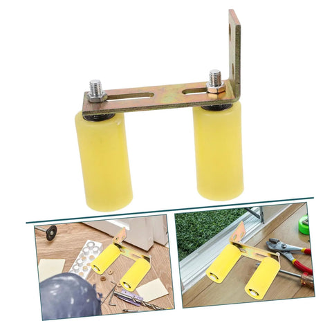 Sliding Gate Roller Guide With Nylon Wheel Quiet And Smooth Operation Easy Install Gate Track Support Assembly shown