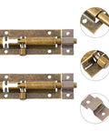 Heavy Duty Stainless Steel Rust Resistant Snap Lock For Door Gate Garage And Shed With Padlock Hole For Badass Barn Security Built Tough To Keep Your Spot Secure Zero Drama - close-up details of the latch.