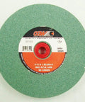 Heavy Duty Green Silicon Carbide Bench Grinder Wheel 6x1 Inch with central hole, ideal for sharpening non ferrous metals.