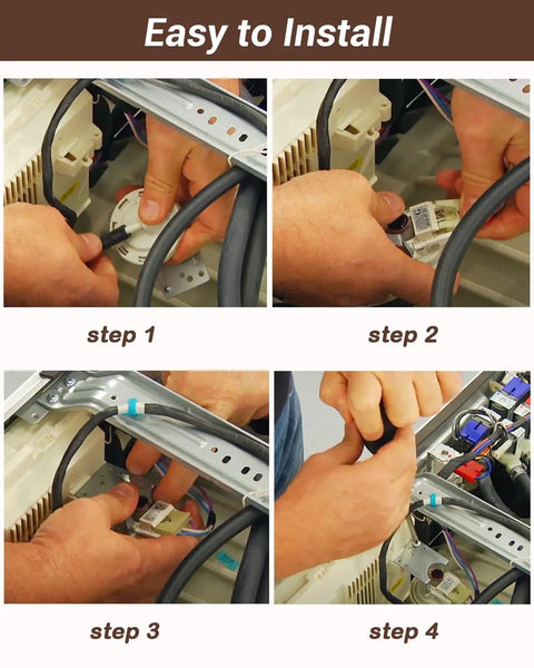 Installation steps of Washer Water Level Pressure Switch And Hose Assembly For LG Kenmore Sears Models