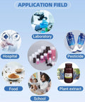 2 Oz Wide Mouth Lab Reagent Bottle Set Translucent HDPE Leak Proof Seal And Cap Durable Plastic Sample Bottle For Pills And Water Secure Storage For Lab Or Home Use 5 Pack for lab, hospital, food, school use