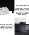 Top Tier 220V Industrial Portable Air Conditioner 15400 Btu Spot Cooler water tank and thickened filter screen for efficient performance.