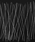 80 Pieces 1mm By 300mm 304 Stainless Steel Round Rods For DIYers And Lathe Pros, arranged on black background