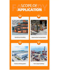Scope of applications for 3 Ton Heavy Duty Electric Forklift Industrial Workhorse for warehouse, supermarket, factory, and port.