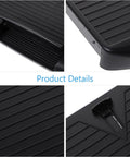 Close-up of Undermount Keyboard Tray with Ergonomic Tilt and Clip Mount, showing textured surface and clip detail.