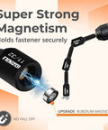 17 Piece Magnetic Nut Driver Set for SAE and Metric, strong magnetism demonstration.