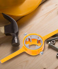 Get A Grip! This 2Pc PVC Threader Tool Set Is Tough As Nails. Yellow manual pipe threader with steel threading for plumbing.