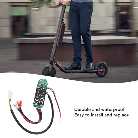 Electric Scooter Dashboard PCB With Bluetooth Premium Replacement Part For 8.5 To 10 Inch Scooters, durable and waterproof design