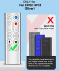 Replacement Remote Control For Dyson Pure Hot And Cool Purifier Fan Heater HP02 HP03 Silver Battery Not Included displayed
