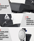 Leg Extension And Curl Machine For Home Gym With Adjustable Seat And Backrest Durable 14 Gauge Steel Construction details