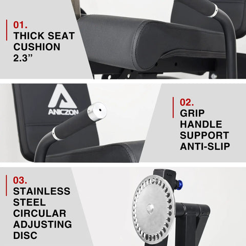 Leg Extension And Curl Machine For Home Gym With Adjustable Seat And Backrest Durable 14 Gauge Steel Construction details