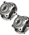 Two Pack Front Wheel Bearing And Hub Assembly Compatible With 2003 To 2021 Toyota Tacoma 4Runner FJ Cruiser 6 Lug 4WD With ABS