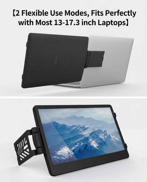 11.6 Inch HD Laptop Screen Extender With 360 Degree Swivel And 270 Degree Flip Ultra Slim Portable IPS Monitor with adjustable stand