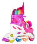 Tot Friendly Trolls Themed Adjustable Inline Skates For Kids Featuring Poppy Or Barb Pink Size Medium 2-5 With Big Trolls Head Tongue Colorful Wheels