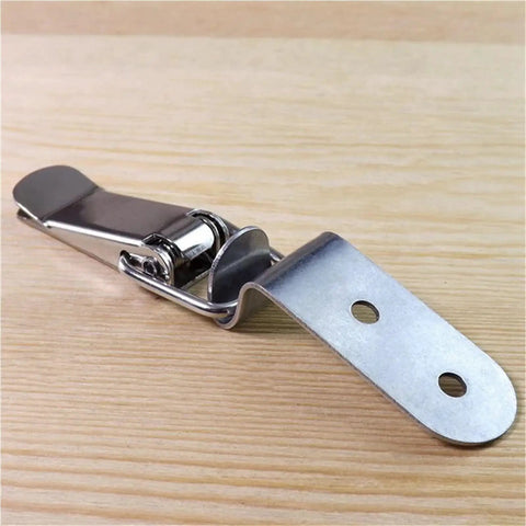 Duck Mouth Buckle Hook Lock Set 20 Pcs Stainless Steel Spring Loaded Draw Toggle Latch Clamp No Lock Quick Engage
