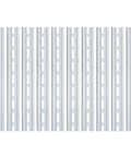 Aluminum DIN Rails 10 Pack, 1 Meter Each, Top Hat Slotted Design, RoHS Compliant, Pro Grade Durability, 35mm Wide By 7.5mm High, DIY Friendly Cut