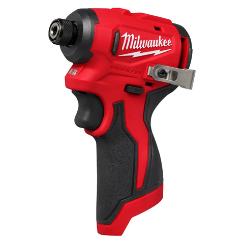 12V Subcompact Brushless Impact Driver Bare Tool With Quarter Inch Hex For Tight Spaces Ultra Compact Power Pro Grade Torque Long Life