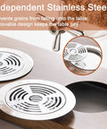 Independent stainless steel insert for Triple Head Countertop Cereal Dispenser delivering hella spacious 12 liter storage.