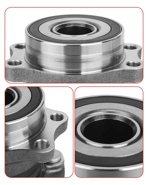 Close-up views of Rear Wheel Hub Bearing Assembly 512518 Pair For Subaru Forester 2014-2018 Impreza 2012-2021 Crosstrek 2016-2021