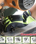 Anti Vibration Oil Proof Cut Resistant Safety Work Glove With Full Finger Design Yellow Nylon HPPE Glass Fiber Seamless Knit Liner And Sandy Nitrile Palm For All Day Grip Large being used in a metalworking task