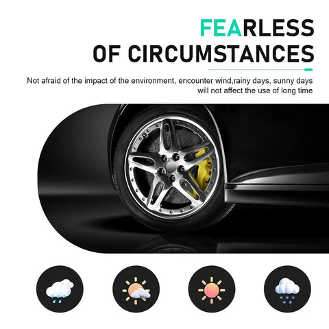 4 Pc Heavy Duty Car Wheel Center Caps 60 Mm Bore Snap In Hub Caps Rock Solid Anti Drop Rim Replacement on a stylish wheel.