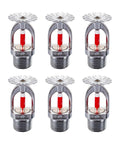 Top Notch Kickin Antifreeze Sprinkler Head With 68 Degree Fast Pop Response, six copper heads for outdoor irrigation projects.