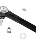 Front Inner And Outer Tie Rod Ends And Drag Links Steering Kit For Jeep Wrangler 2007 Through 2018 JK Models Includes Upper And Lower Outer Tie Rods black steel steering link with hardware