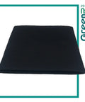 Cut To Fit Charcoal Carbon Pad 16 By 48 Inch 1 Pack, black sheet for air purifiers, fold visible