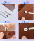 Killer Silver Cone Spike Studs 30 Piece Screw Back Rivet Kit 40Mm And 20Mm Punk Leather Hardware installation process.