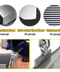 6 Inch Hand Seamer for sheet metal use on galvanized, cold-rolled, and stainless steel with non-slip handle, heavy duty manual tool