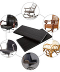 Universal Patio Rocking Chair Spring Plates Replacement 10 Pack Heavy Duty Fiberglass Spring Bushings for various chair types.