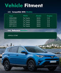Vehicle fitment details for Rear Gas Shock Absorbers Set Of 2 For Toyota RAV4 2006 2007 2008 2009 2010 2011 2012