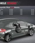 Diagram showing Front Upper Control Arms Kit With PU Bushings And Ball Joints For Ford F150 2009 2014 compatibility