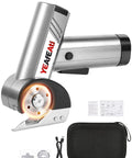 High Performance Electric Cardboard Cutter Featuring Four Adjustable Speeds And Sharp Stainless Steel Blades, with charger and case.
