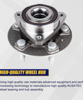 Front Or Rear Wheel Hub Bearing Assembly For Chevy Malibu Impala Equinox GMC Terrain Buick LaCrosse Regal Cadillac CTS XTS 5 Lug With ABS Compatible Durable Replacement Kit For A Smooth Ride