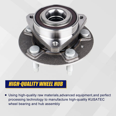 Front Or Rear Wheel Hub Bearing Assembly For Chevy Malibu Impala Equinox GMC Terrain Buick LaCrosse Regal Cadillac CTS XTS 5 Lug With ABS Compatible Durable Replacement Kit For A Smooth Ride