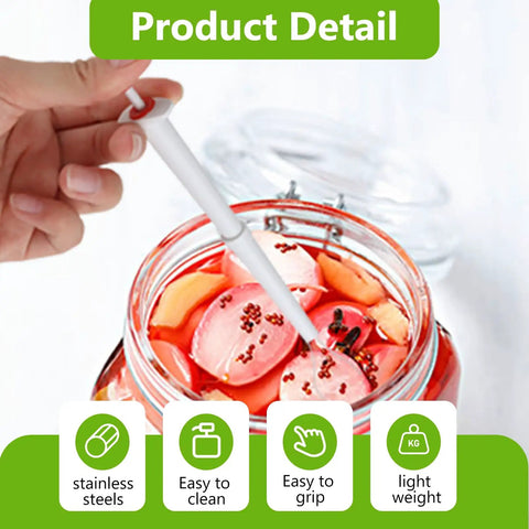 Two Pack Pickle Grabber Tool Set Stainless Steel Jarred Pickles Easy Grip Kitchen Gadget For Home Cooks Deli Lovers And Pickle Enthusiasts Everyday Kitchen Must Have For Quick Access To Crunchy Spears And Dills