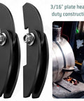 Heavy Duty Weld On BBQ Smoker Hinge Pair For Doors 8 By 2 And A Quarter Inch, 3 Sixteenth Inch Plate Steel, DIY Weld On Black Finish, Beefy Built Tough For Heavy Grills, Firebox Lids, Warpage-Resistant, Long-Lasting Performance. 3/16 plate steel weld-on hinges for smoker door